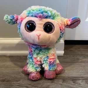 TY Rainbow Lamb Plush